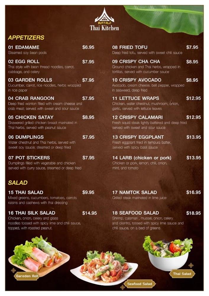 Buffalo Thai Kitchen Menu image 3